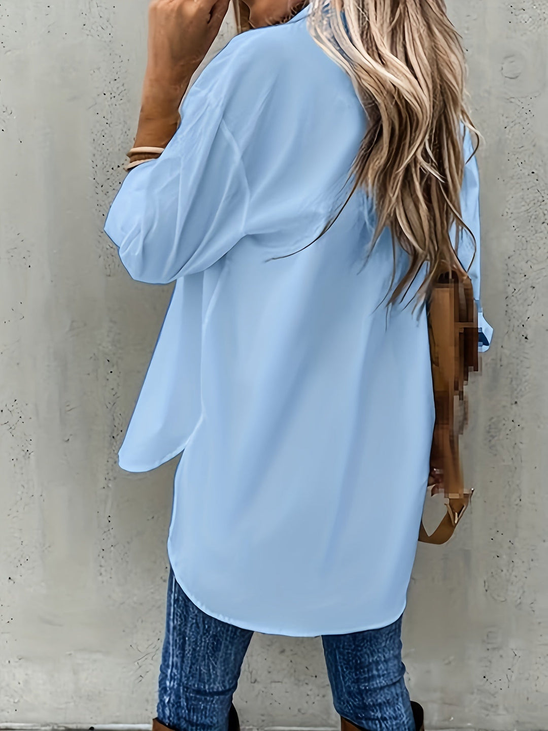CHIC BLOUSE WITH LONG SLEEVES FOR WOMEN