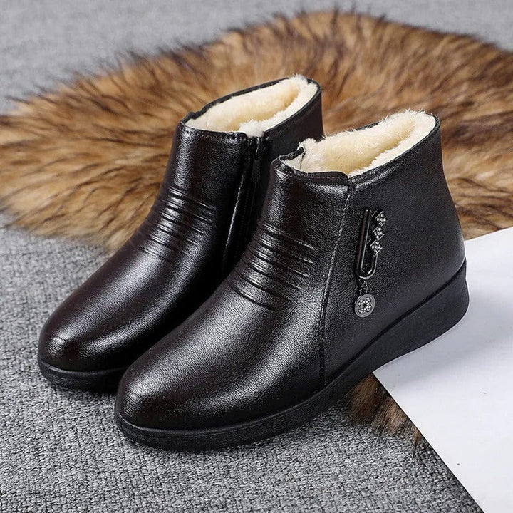 Ashford Versatile Faux Leather Boots - Elena Harper