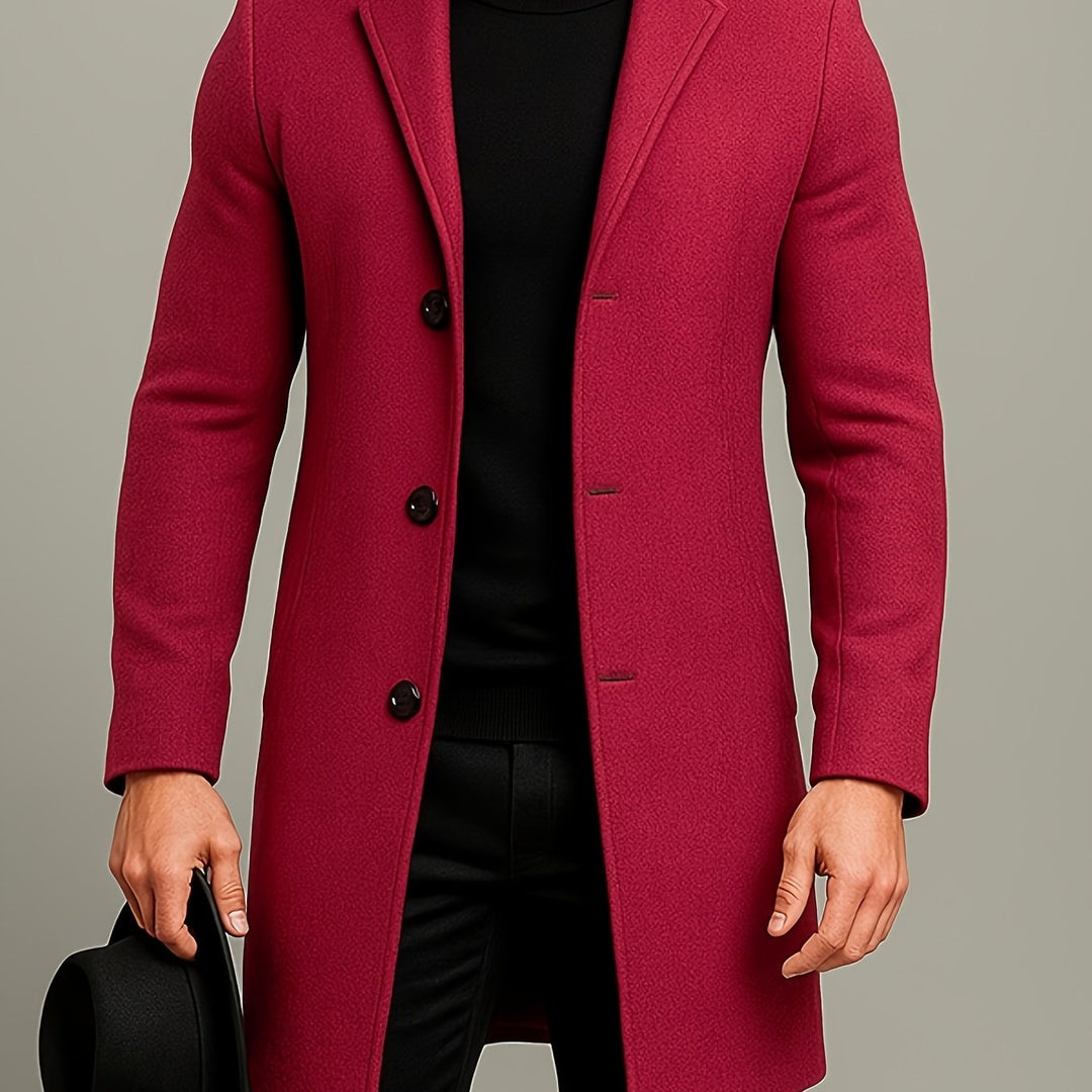 ELENA HARPER™  |  CLASSIC BUTTON COAT FOR MEN