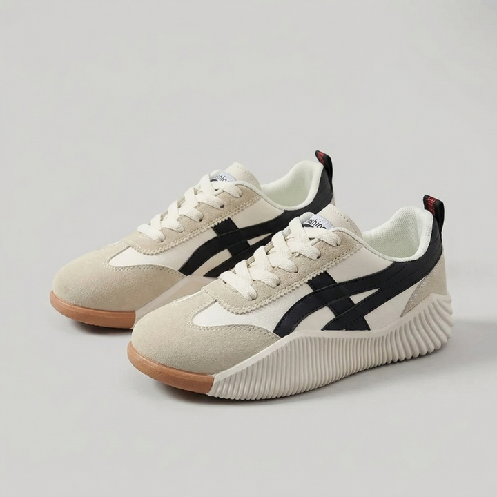 Kerstin | Stylish and Lightweight Orthopedic Retro Platform Sneakers