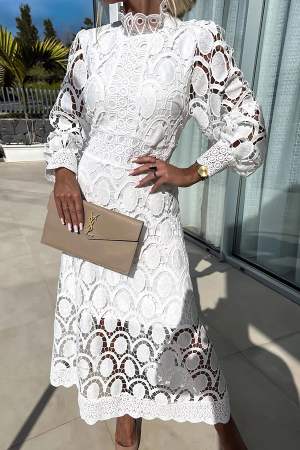 ROSHEL -  ELEGANT LACE DRESS