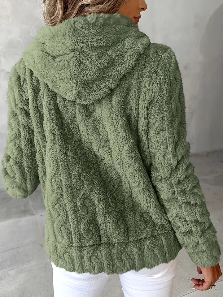 Ganka - Long Sleeve Hoodie with Zipper