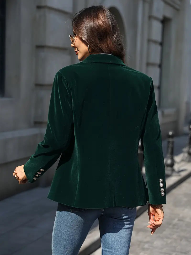 BLAZER IN CUSTOMIZATION WITH GOLD BUTTONS FOR WOMEN