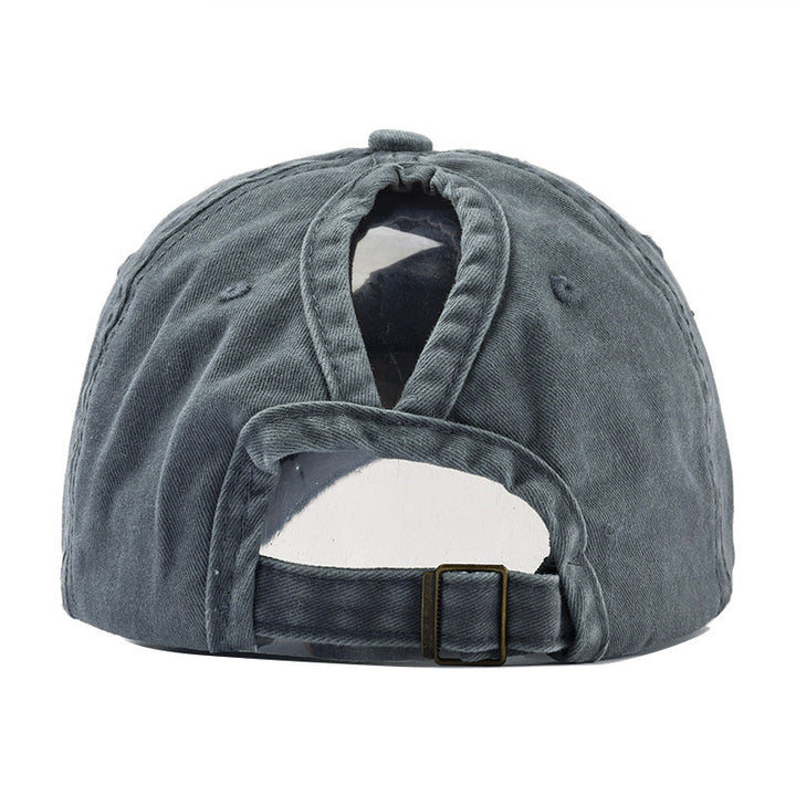 Women's Ponytail Baseball Cap - Breathable Comfort & UV Protection