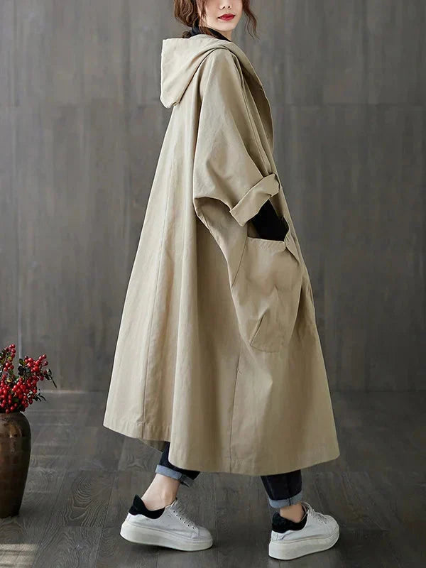 Roscoe Long Waterproof Coat, view 7 - Elena Harper
