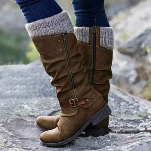 Comfortable Non-Slip Boots with Zipper EB