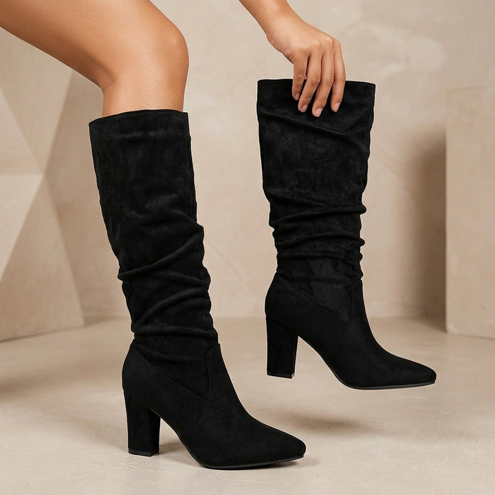Hilda Elegant Slip-On Boots, view 7 - Elena Harper