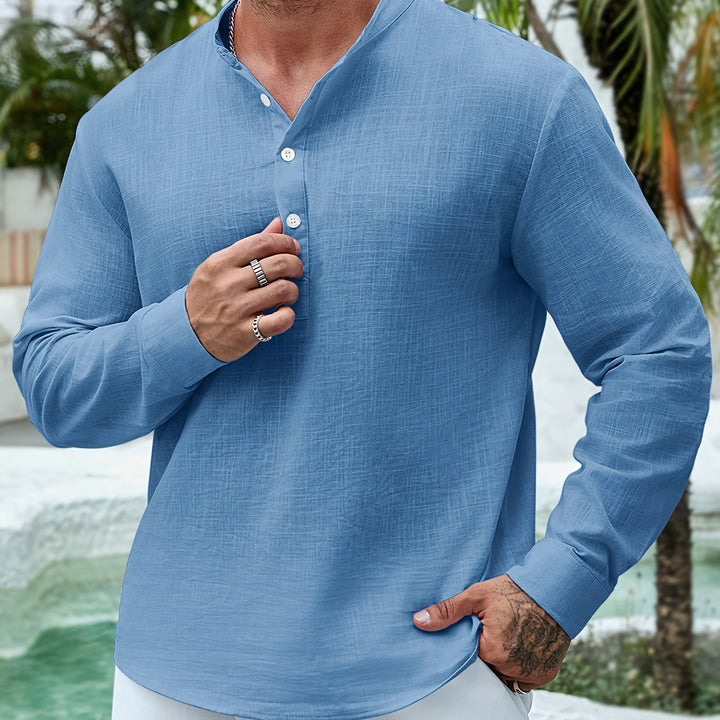 ELENA HARPER™  |  BOAT NECK SHIRT FOR MEN