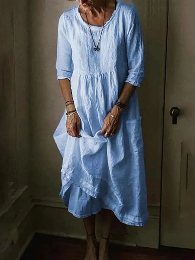 Women's Elegant Flowy Maxi Dress for Effortless Style