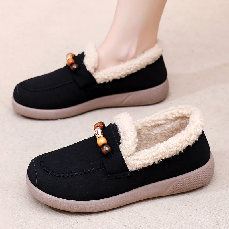 Comfortable Velvet Ballerinas EB EB
