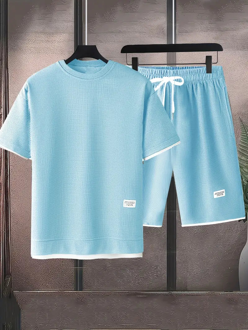 Freire Two-Piece Set with Short Sleeves, view 3 - Elena Harper