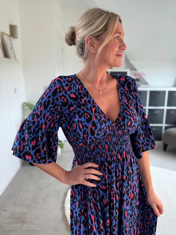 Avery | Lightweight Ruffled Dress in Vintage Look