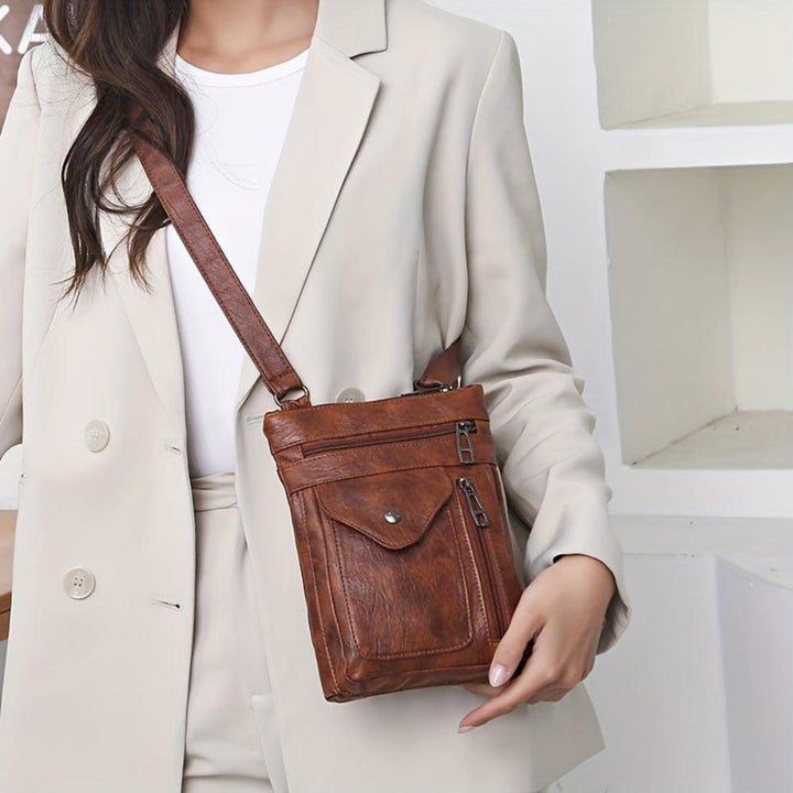 Clara Vintage Crossbody Bag - Elena Harper