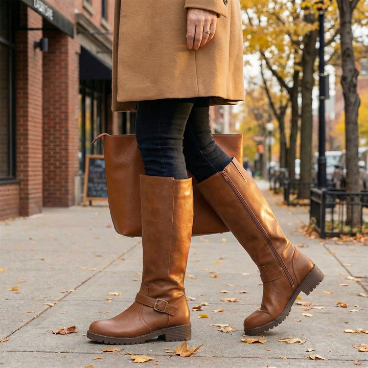 Amelia | Elegant and Robust Women's Knee-High Riding Boots