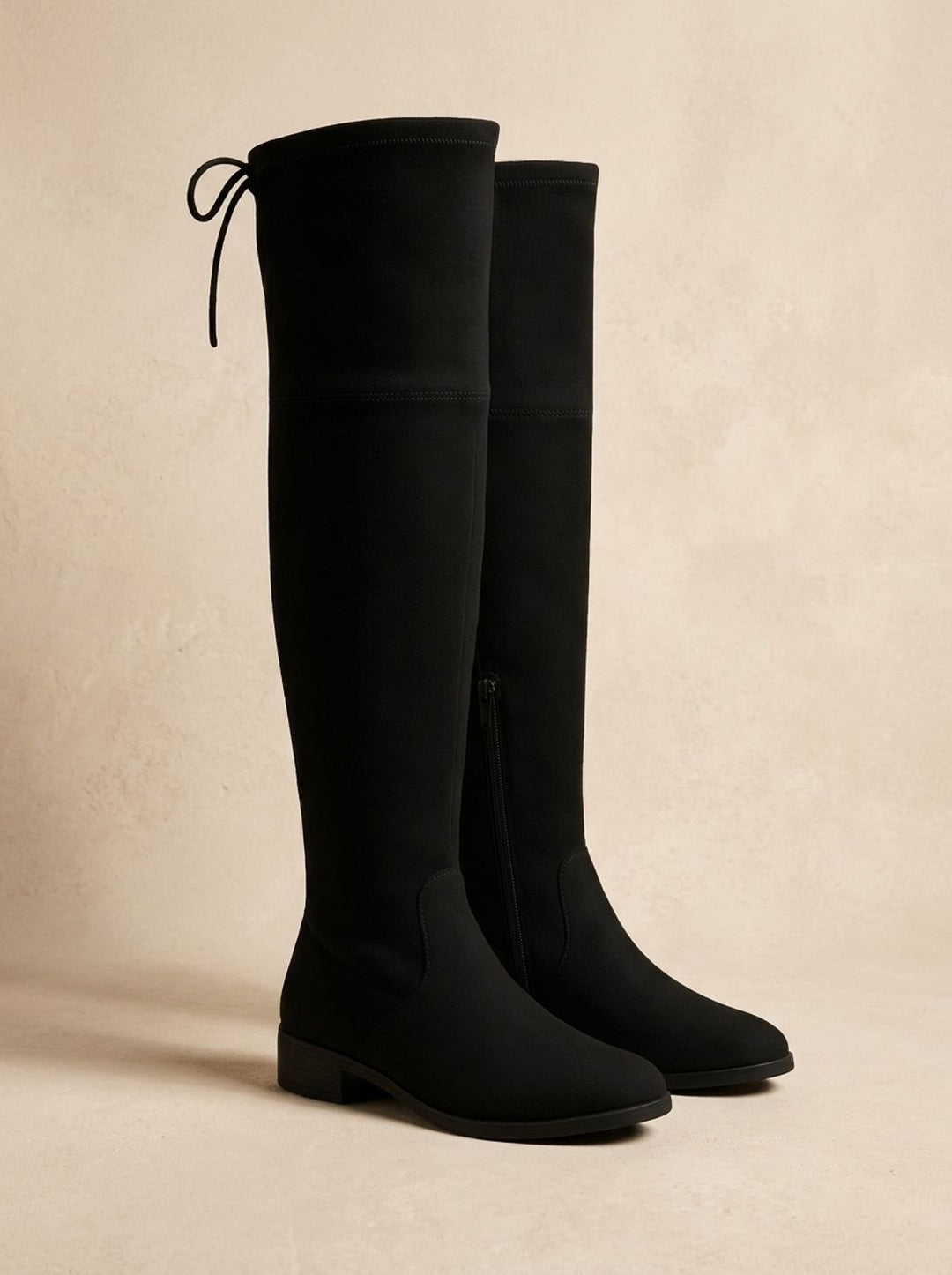 Elena | Elegant Over-the-Knee Boots Made of Soft Faux Suede