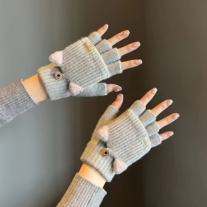Warm Cartoon Gloves
