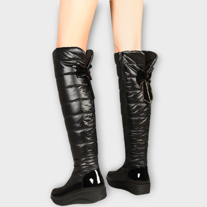 Fleece-Lined Winter Knee-High Boots