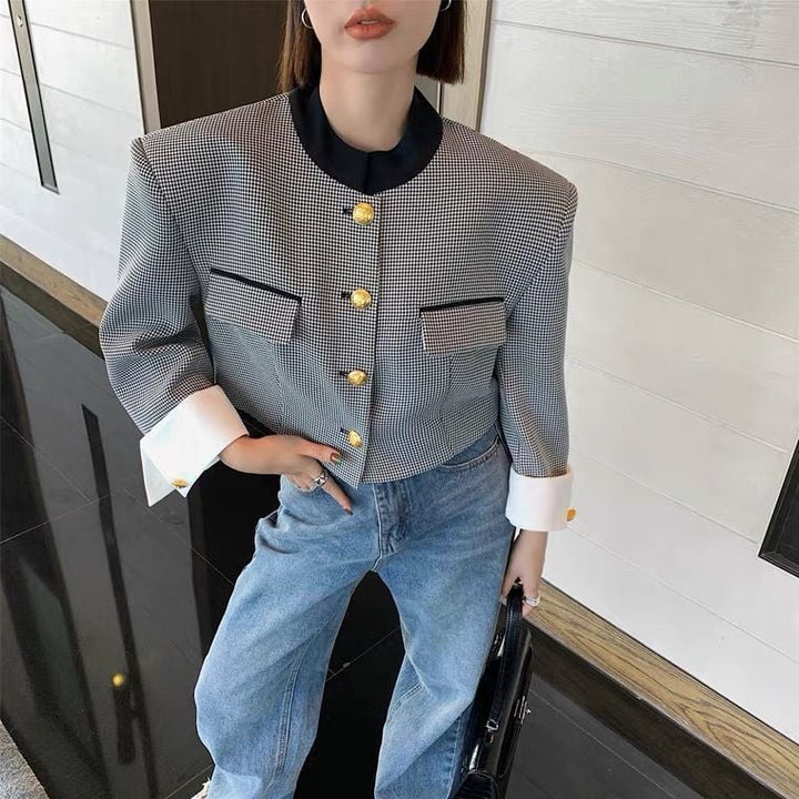 Nadja - Women's Single-Breasted French Blazer