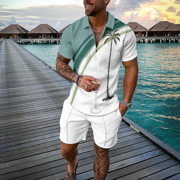 William | Men's Summer Set with Polo Shirt & Shorts