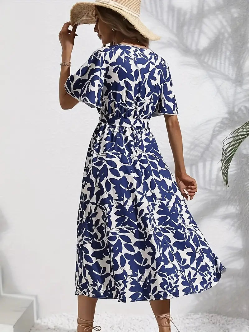 Lara Floral Charm Dress, view 6 - Elena Harper
