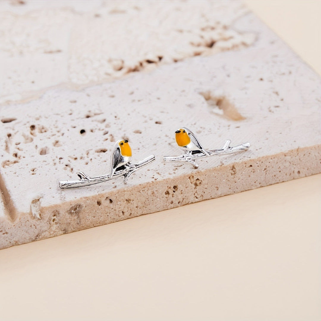 Cartoon Animal Bird Earrings