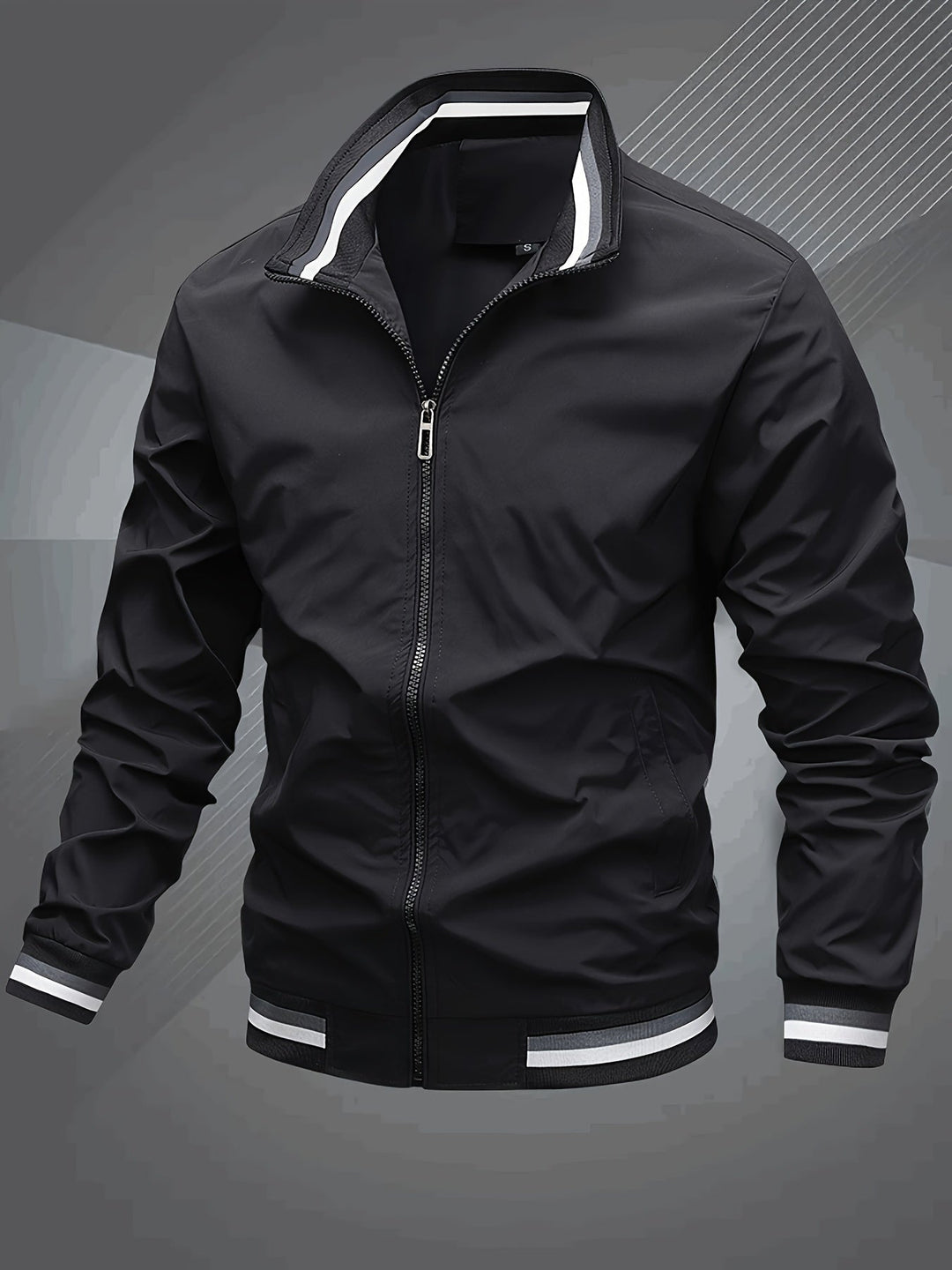Classic Bomber Jacket for Men - Elena Harper