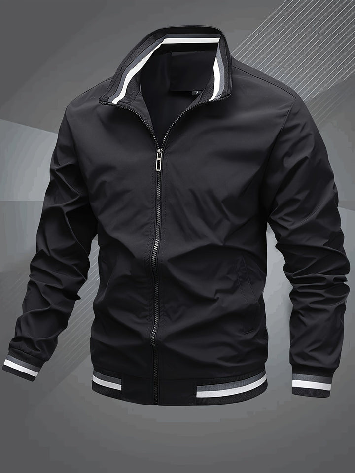Classic Bomber Jacket for Men - Elena Harper