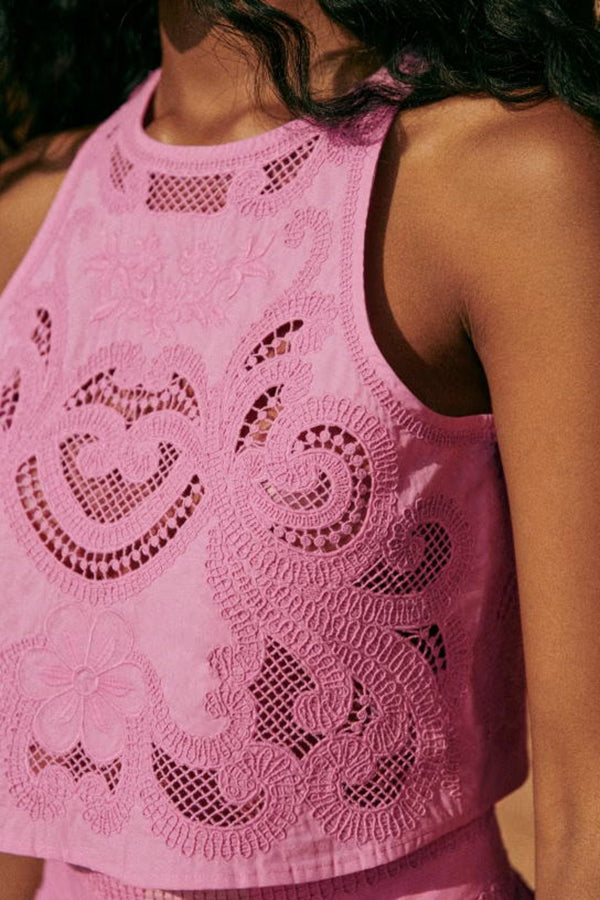 Women's Elegant Embroidered Two-Piece Set