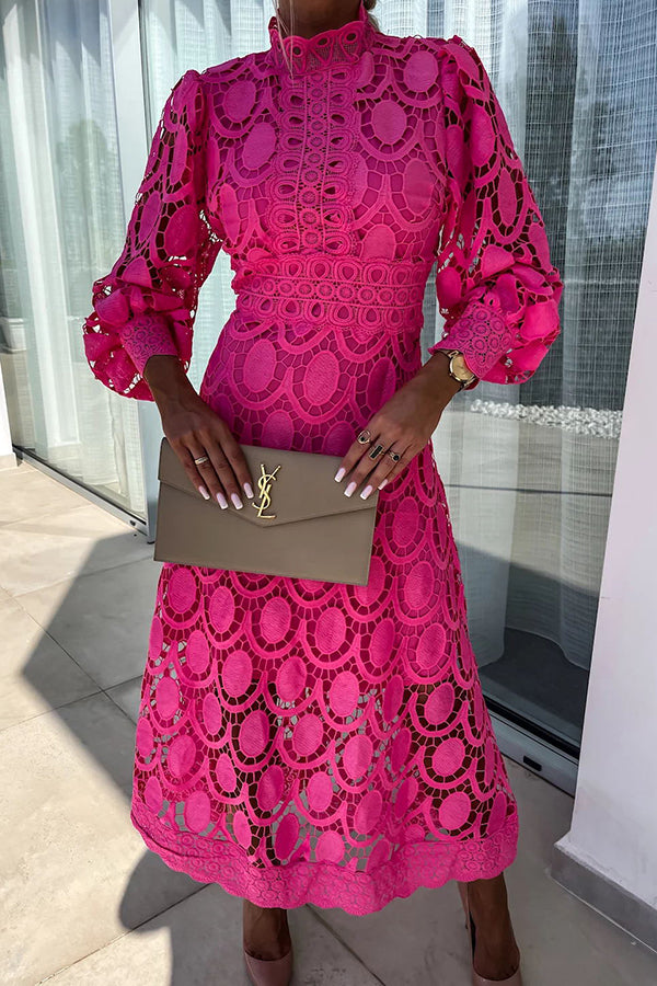 ROSHEL -  ELEGANT LACE DRESS