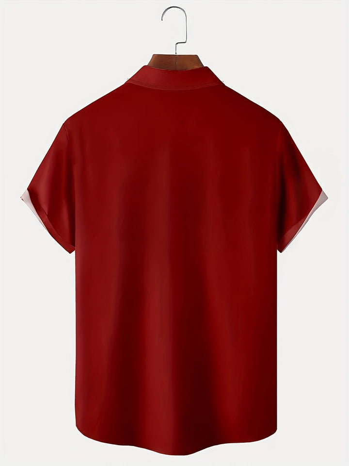 LAURENT MONACO | VINTAGE GEOMETRIC PATTERN SHIRT FOR MEN