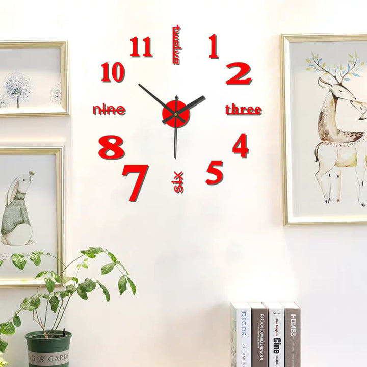 LucentAura™ 3D Wanduhr – Verwandeln Sie Ihr Zimmer mit stiller Eleganz und faszinierender Tiefe