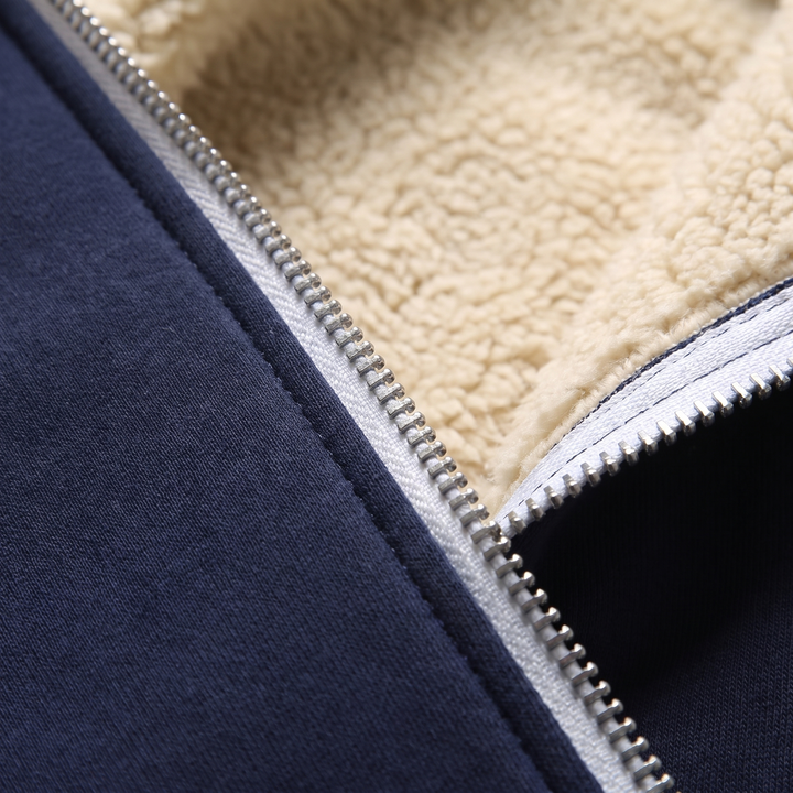 Marco | Warm and Cozy Teddy Fleece Jacket with Hood