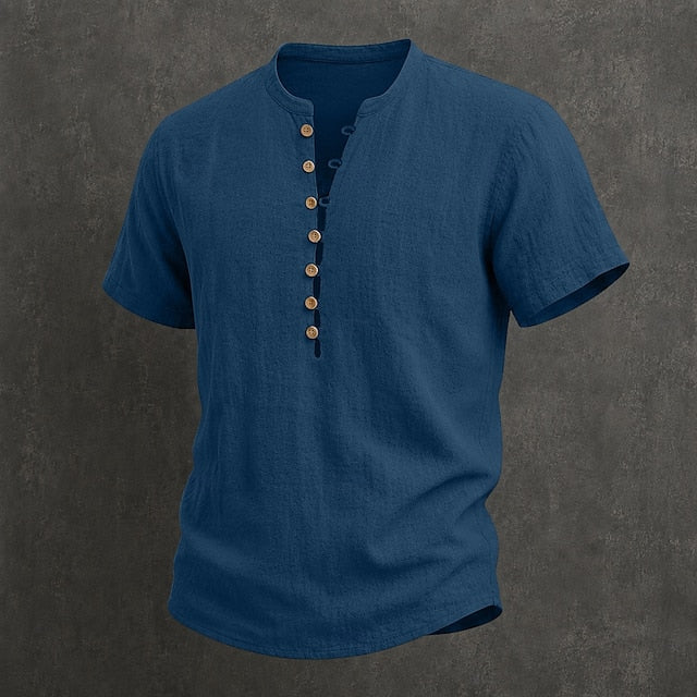 ELENA HARPER™  |  MEN'S SUMMER BUTTON-UP SHIRT
