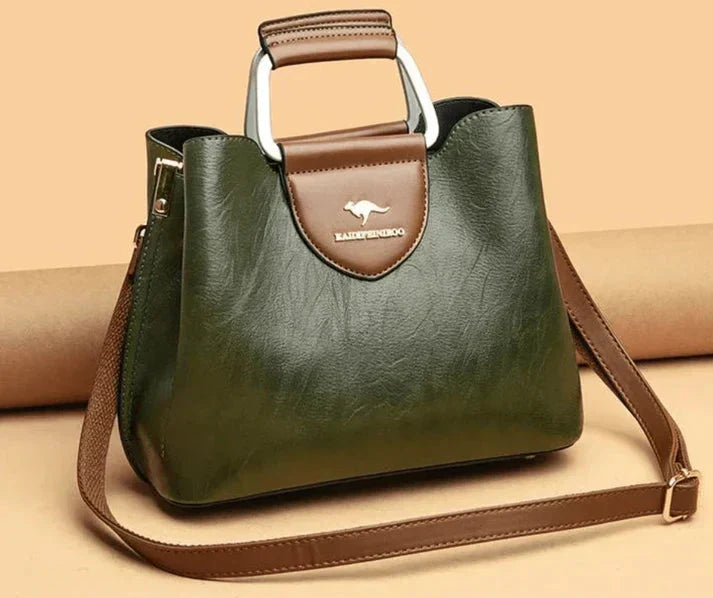 Ainsley Elegant Multi-Pocket Shoulder Bag - Elena Harper
