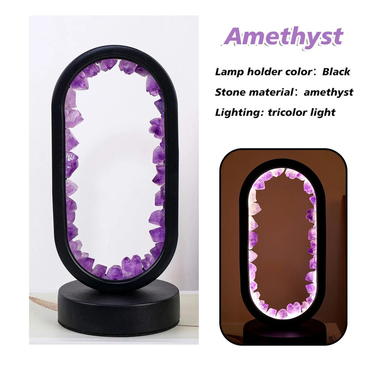 Elegant Crystal Oval LED Table Lamp for Modern Homes