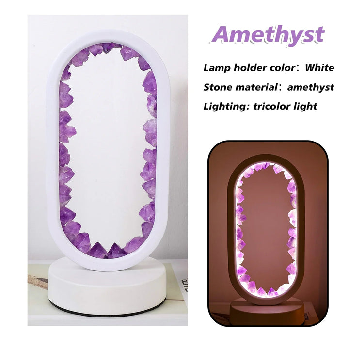 Elegant Crystal Oval LED Table Lamp for Modern Homes