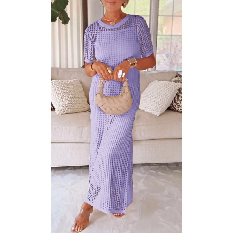 Elegant Cut-Out Maxi Dress