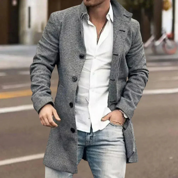 Men's Elegant Winter Coat: Stay Warm in Style
