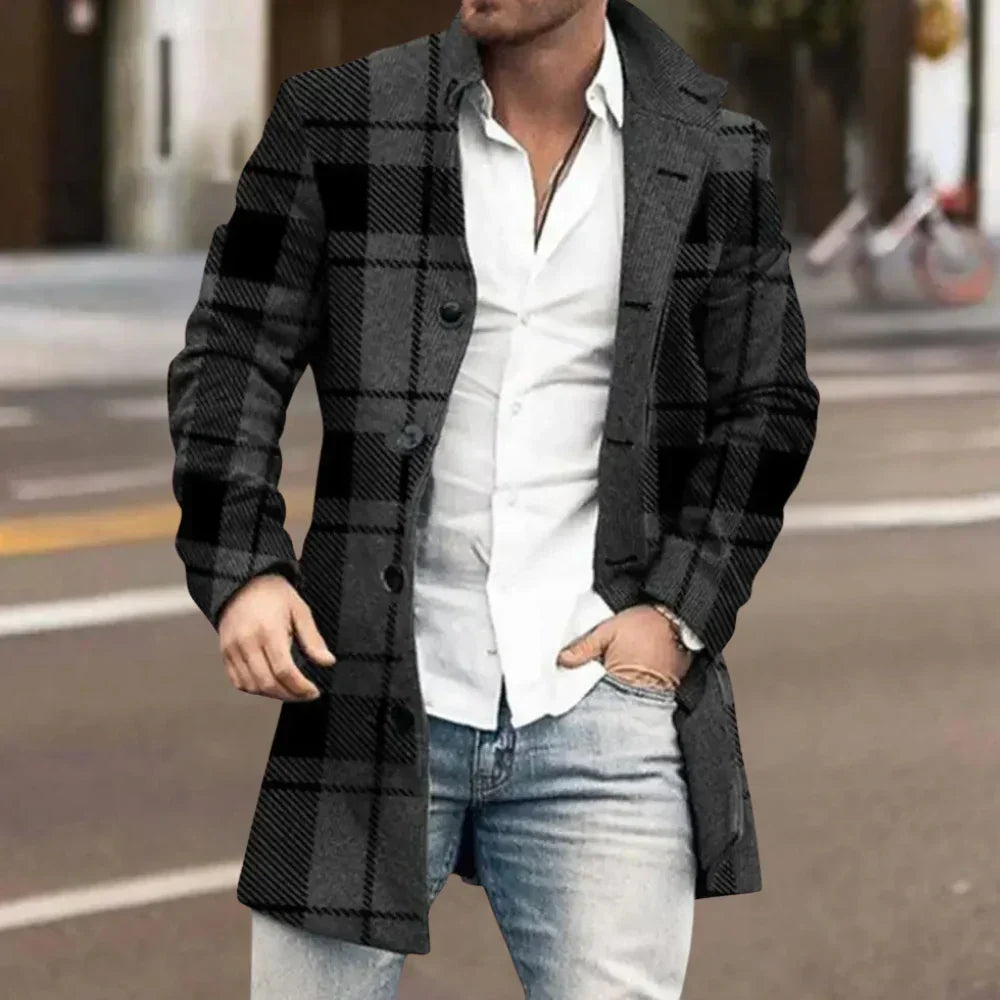 Men's Elegant Winter Coat: Stay Warm in Style