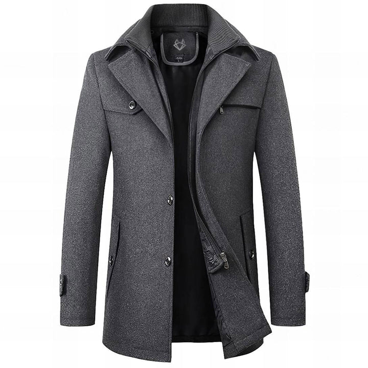 ELENA HARPER™  |  ELEGANT STRUCTURED COAT FOR MEN