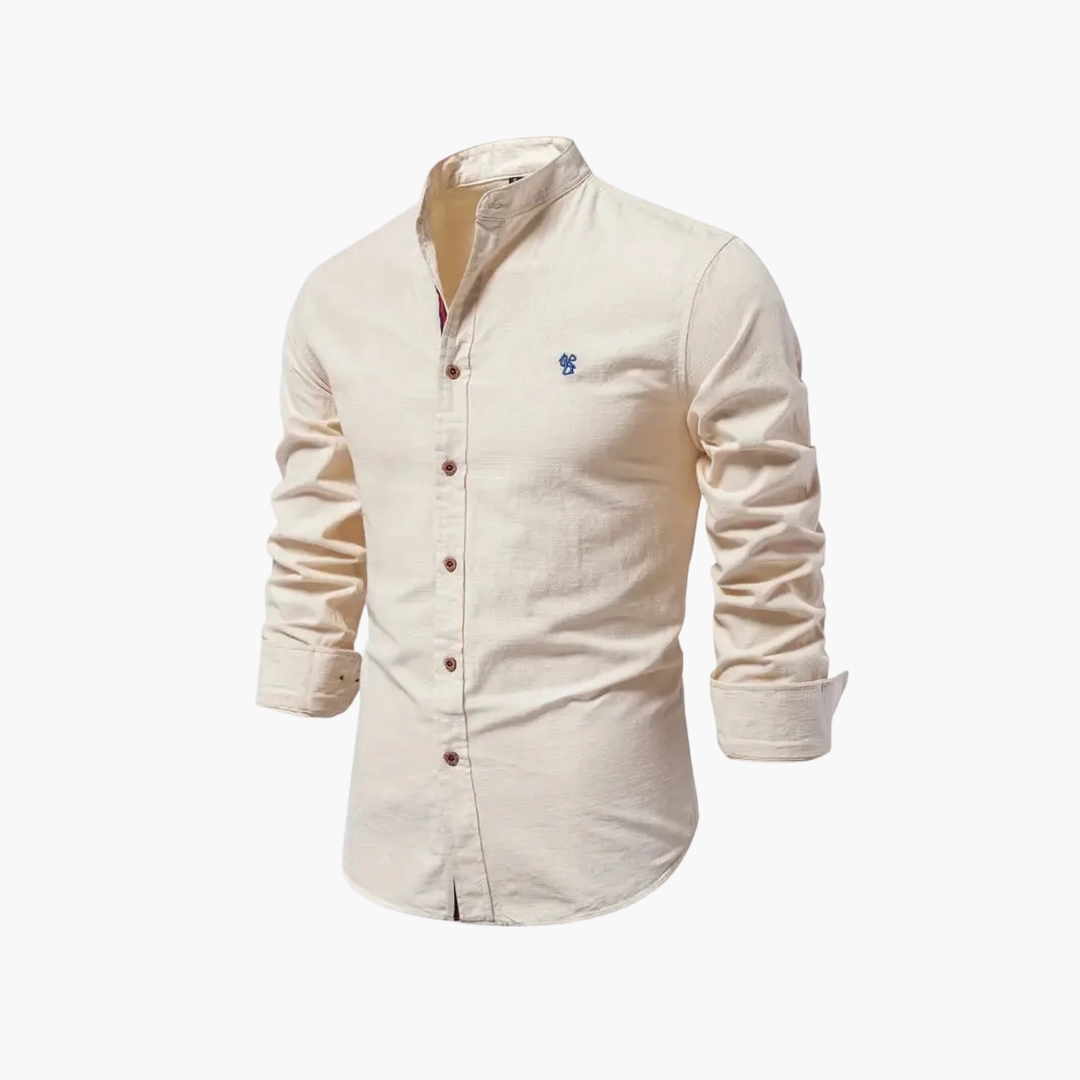 Men's Button-Up Shirt and Shorts Set