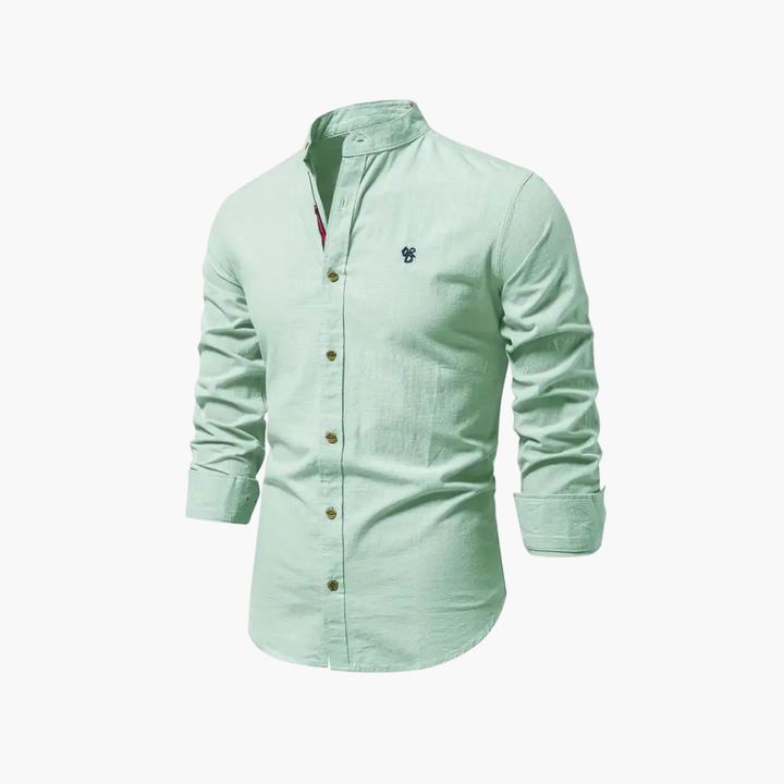 Men's Button-Up Shirt and Shorts Set