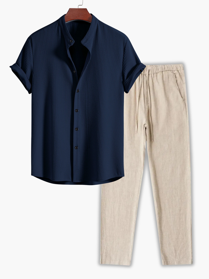Men's Waffle Textured Set