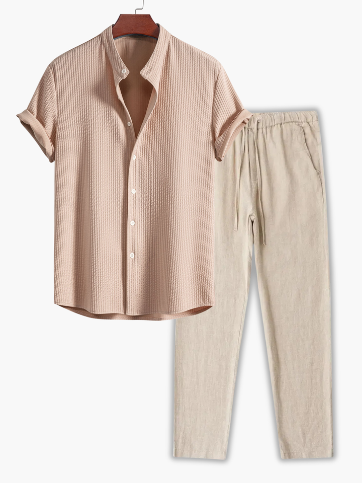 Men's Waffle Textured Set