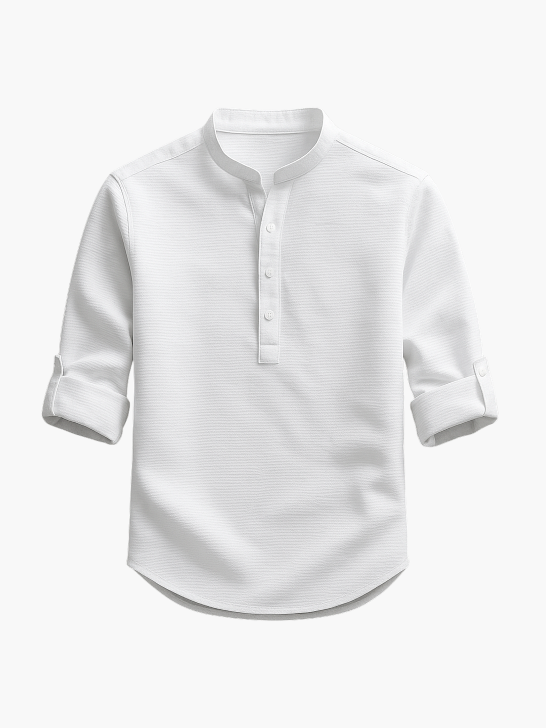 Men's Textured Shirt Set