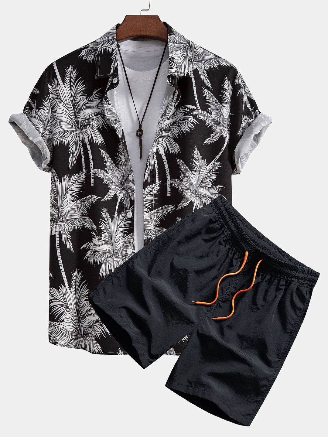 Men's Printed Short Sleeve Set