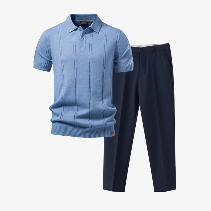 Men's Polo and Pants Set - Elena Harper