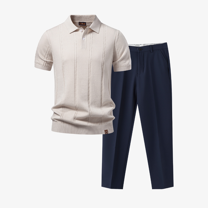 Men's Polo and Pants Set - Elena Harper