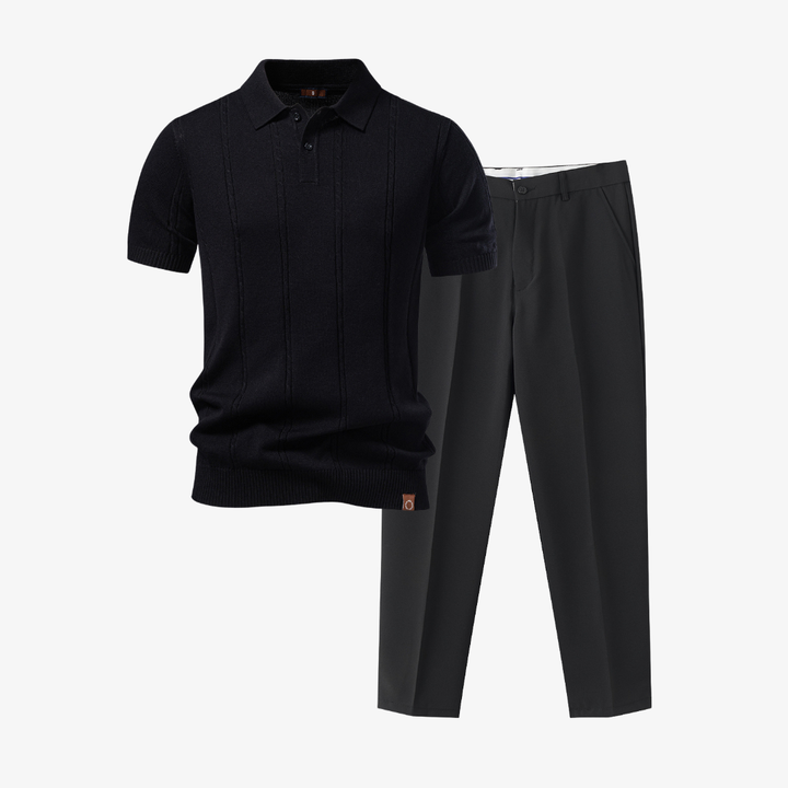 Men's Polo and Pants Set - Elena Harper
