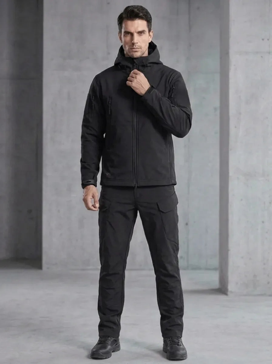 Men's Hooded Jacket and Pants Set
